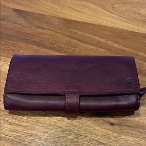 Elegant Burgundy Leather Wallet
